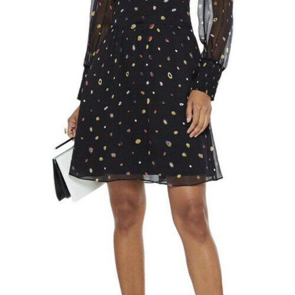 Nwt Diane Von Furstenberg Leena Crinkle 